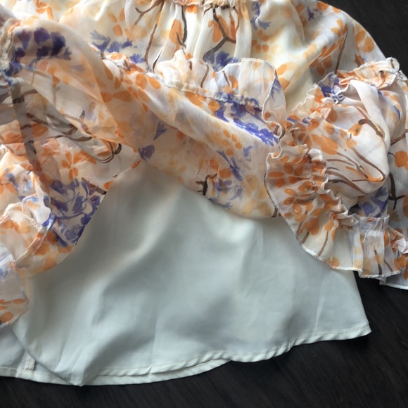 Gorgeous ruffle chiffon dress - Picture 9 of 10